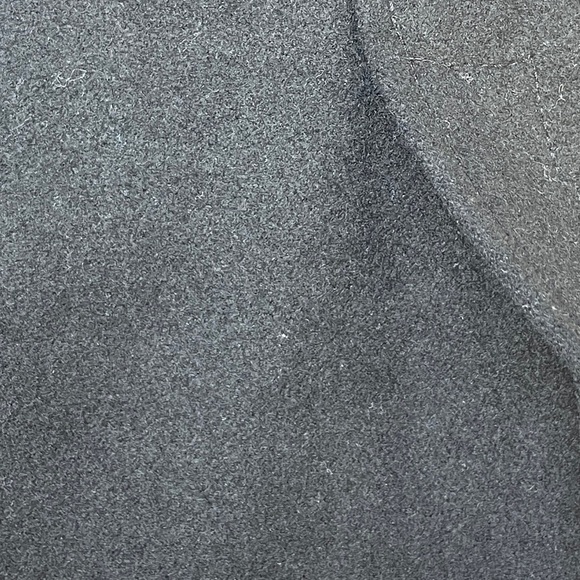 Double Breasted Black Wool Jacket Winterweight Full Lined Zipper & Snap … - Picture 10 of 13